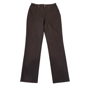 NWT AR Jeans Women's Megan Slim Straight Jeans Chocolate Size 12